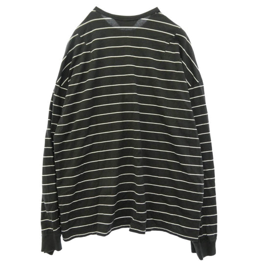 ANCELLM アンセルム 26SS ANC-CT161 BORDER LS ボーダー ロングスリーブ Tシャツ 長袖 カットソー ブラック系 1【中古】