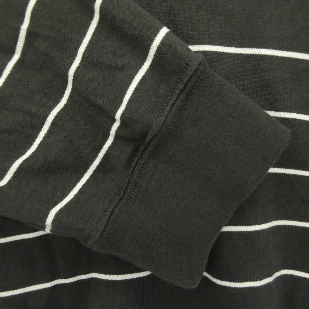 ANCELLM アンセルム 26SS ANC-CT161 BORDER LS ボーダー ロングスリーブ Tシャツ 長袖 カットソー ブラック系 1【中古】