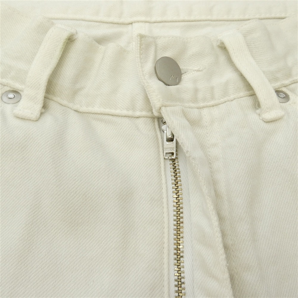 ANCELLM アンセルム 26SS ANC-＃5-26SS-C ＃05 AGING type-C エイジング 加工 ワイド デニム パンツ ホワイト系 1【中古】