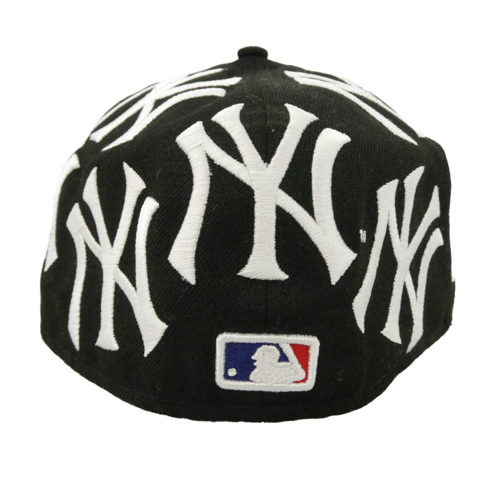 Supreme シュプリーム NEW ERA ニューエラ 21AW × New York Yankees Box Logo New Era 7 3/8 ニューヨーク ヤンキース ボックス ロゴ キャップ ブラック系 7 3/8【中古】