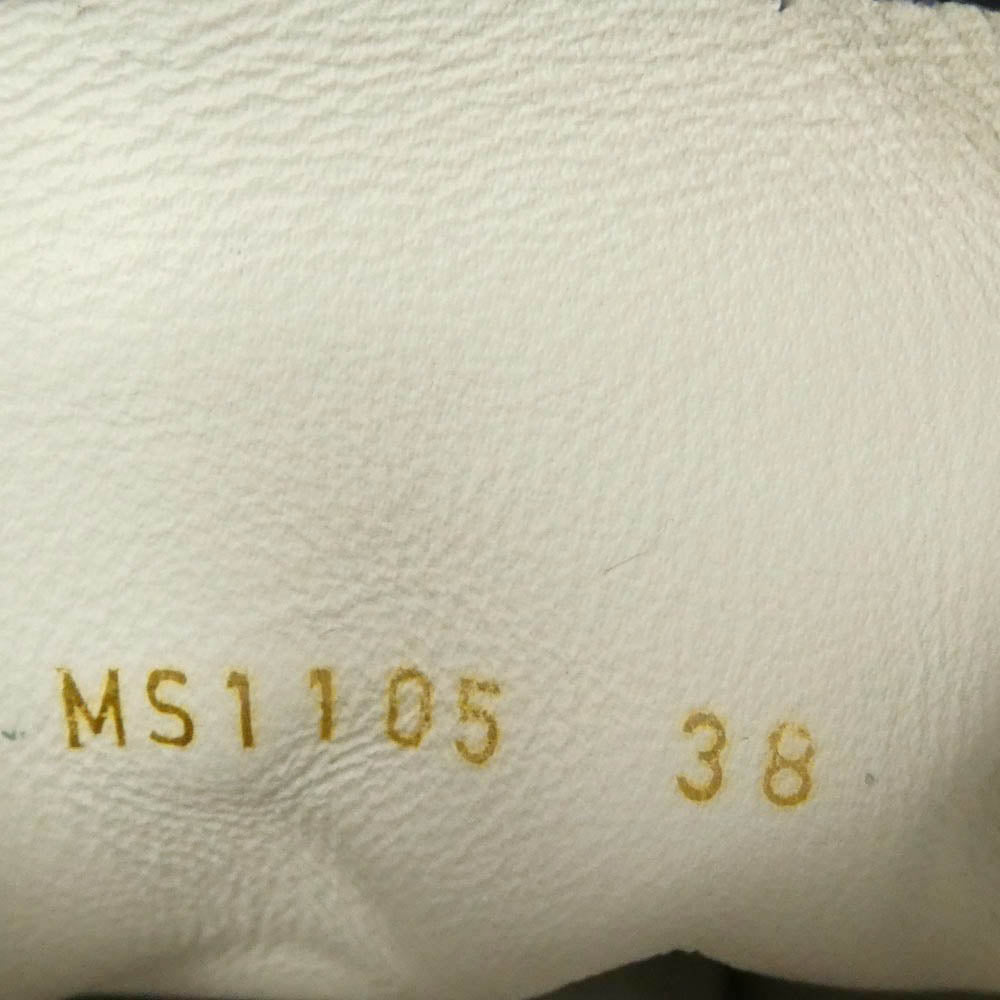 LOUIS VUITTON ルイ・ヴィトン ステラーライン モノグラム ハイカット スニーカー ブルー系 ホワイト系 38【中古】