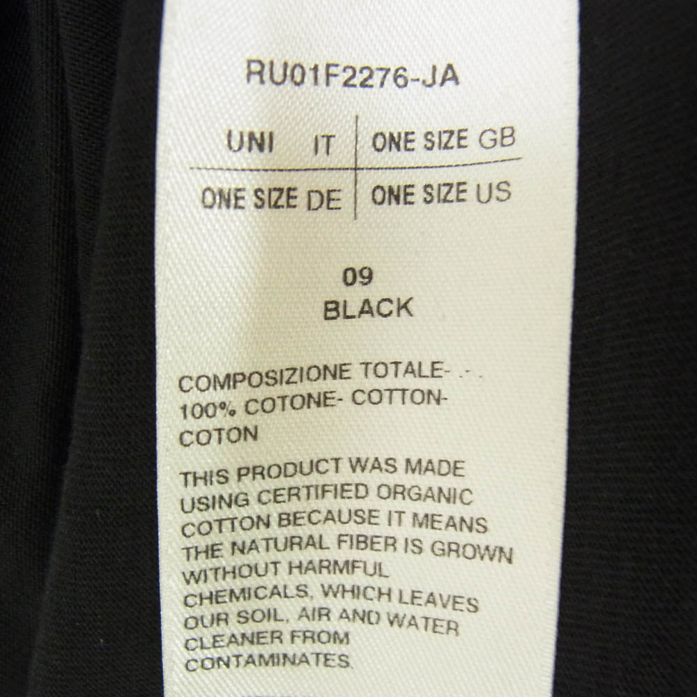 Rick Owens リックオウエンス 26SS RU01F2276-JA TOMMY LS T トミー ロングスリーブ 長袖 Tシャツ ブラック系 UNI【美品】【中古】