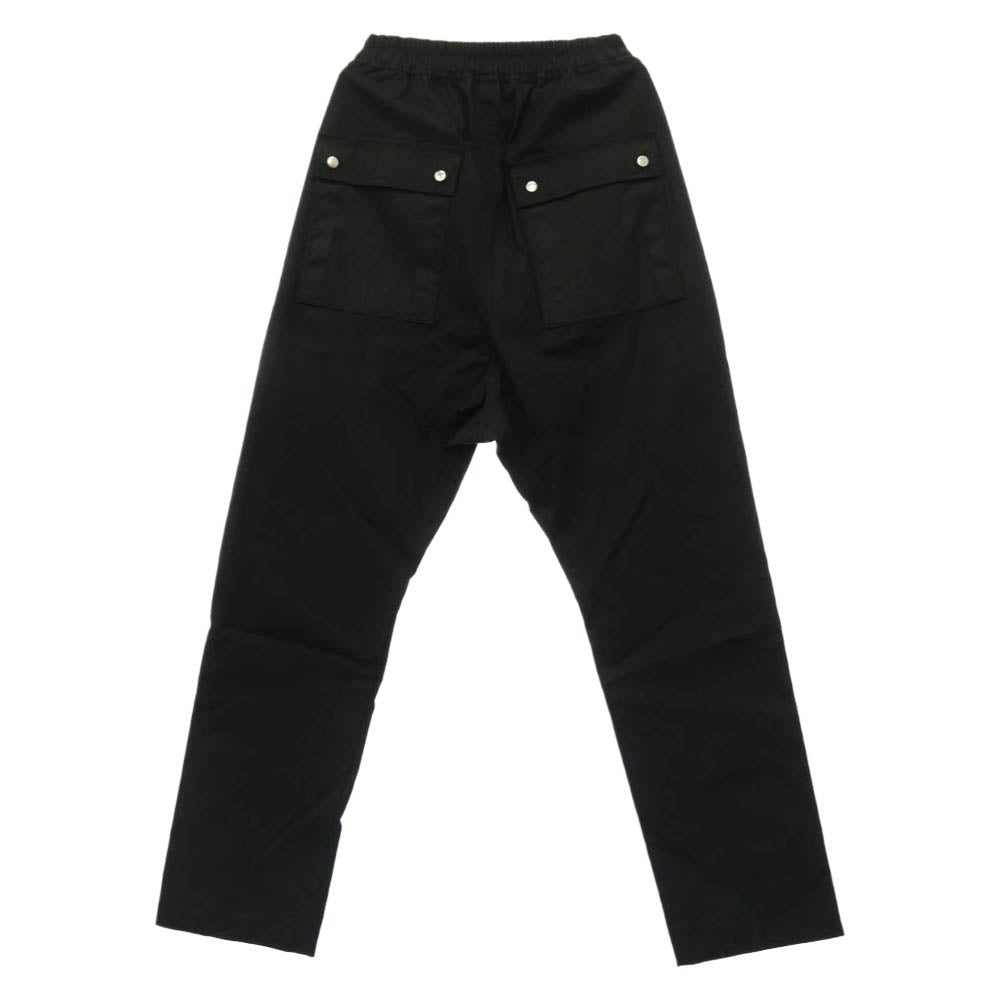 Rick Owens リックオウエンス 25SS RU01E5361-TE HOLLYWOOD期 TE素材 BELA PANTS ドローストリング ベラ パンツ ブラック ブラック系 US 36【中古】