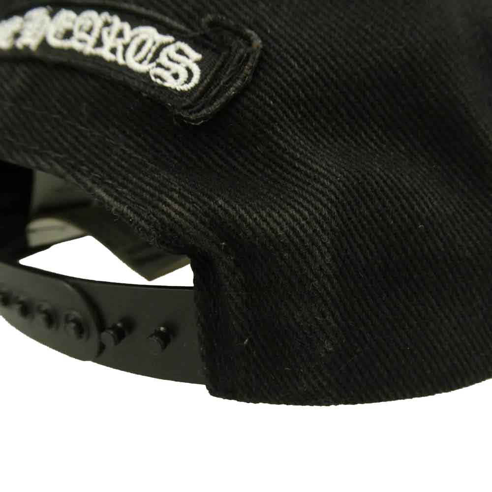 CHROME HEARTS クロムハーツ（原本無） Vertical Logo Trucker Cap クロスボールボタン ヴァーティカルロゴ トラッカーキャップ 帽子 ブラック系【中古】