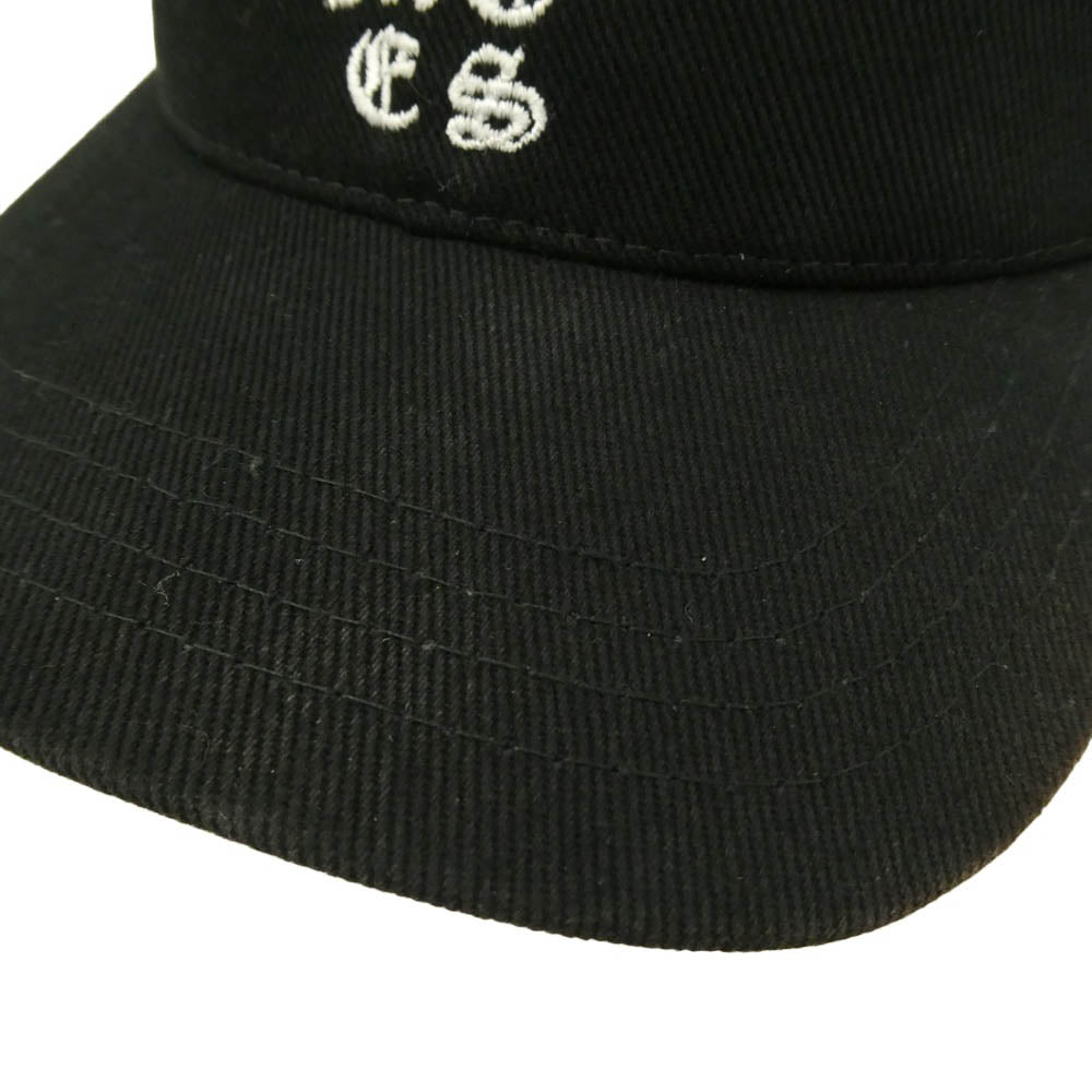 CHROME HEARTS クロムハーツ（原本無） Vertical Logo Trucker Cap クロスボールボタン ヴァーティカルロゴ トラッカーキャップ 帽子 ブラック系【中古】
