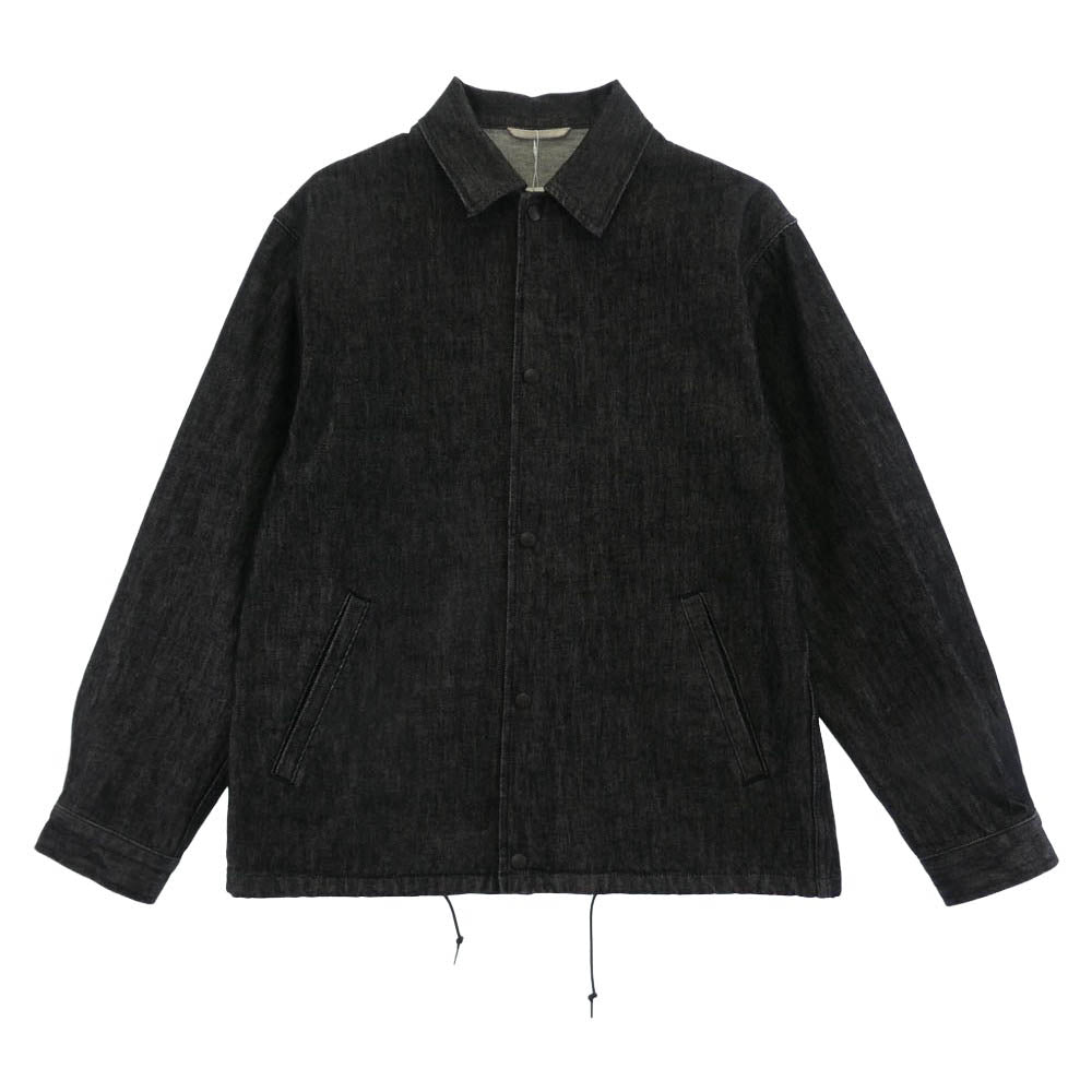 UNITED ARROWS ユナイテッドアローズ 3225-199-3516 グリーンレーベルリラクシング デニム コーチ ジャケット ブラック系 M【新古品】【未使用】【中古】