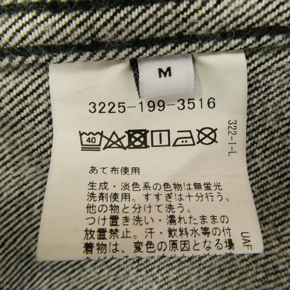 UNITED ARROWS ユナイテッドアローズ 3225-199-3516 グリーンレーベルリラクシング デニム コーチ ジャケット ブラック系 M【新古品】【未使用】【中古】