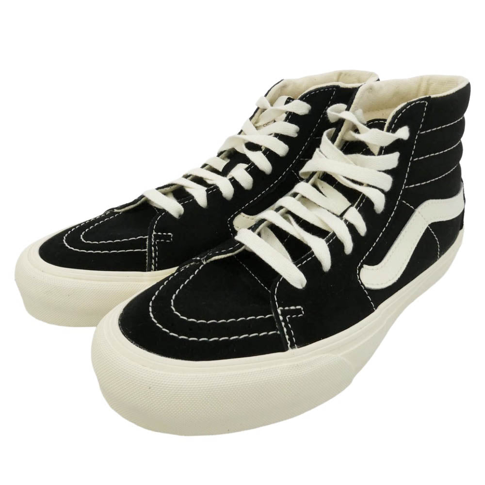 VANS バンズ VN0005UN1KP SKATE SK8-HI VR3 スケートハイ スエード スニーカー ブラック系 ホワイト系 26cm【極上美品】【中古】