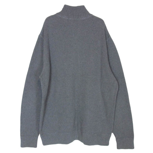 Eddie Bauer エディー・バウアー ハーフジップ ニット セーター グレー系 XL【中古】