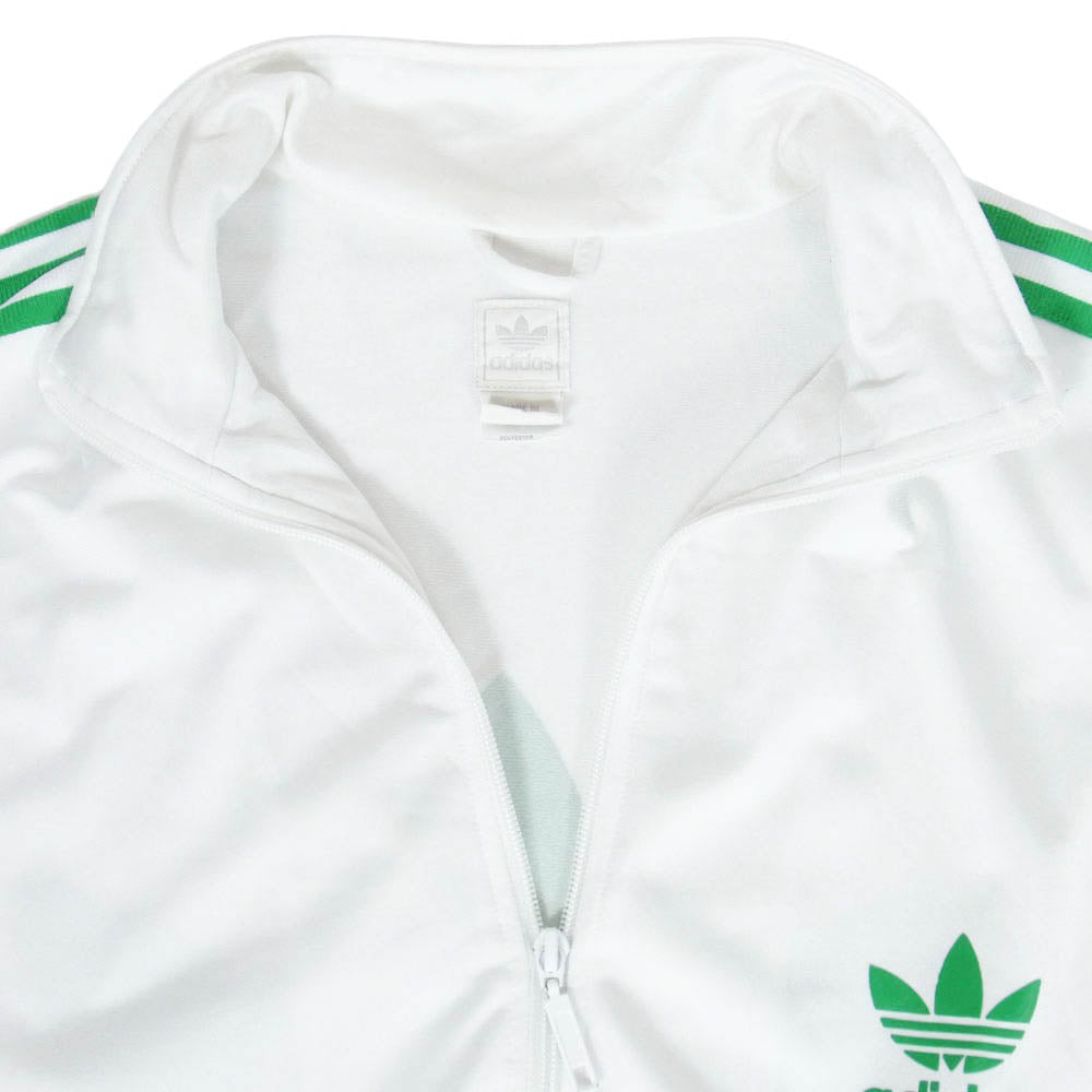 adidas アディダス 90s VINTAGE ヴィンテージ サイドライン スリーストライプ トラックジャケット ジャージ ホワイト系 XL【中古】