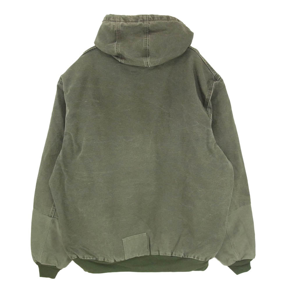 Carhartt カーハート ダック地 アクティブ ジャケット モスグリーン系 XXL【中古】
