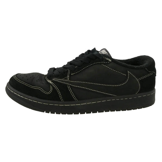 NIKE ナイキ DM7866-001 【フェイクバスターズ鑑定済】× Travis Scott Air Jordan 1 Low OG SP Black Phantom トラヴィススコット エアジョーダン1 ロー OG SP ブラック ファントム ローカットスニーカー ブラック系 27cm【中古】