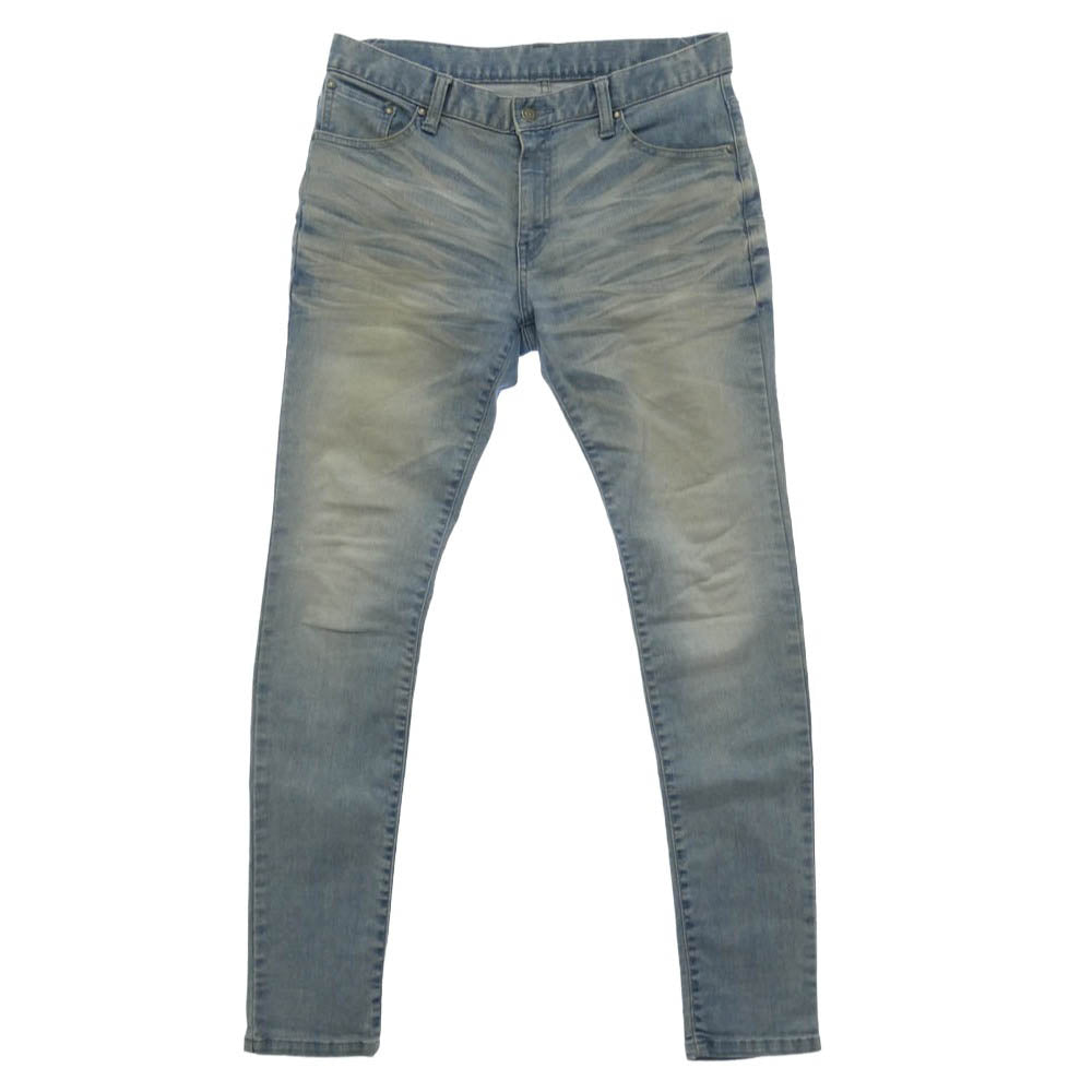 TORNADO MART トルネードマート 20-01745 skinny denim 加工 ストレッチ スキニー デニム パンツ インディゴブルー系 81 L【中古】