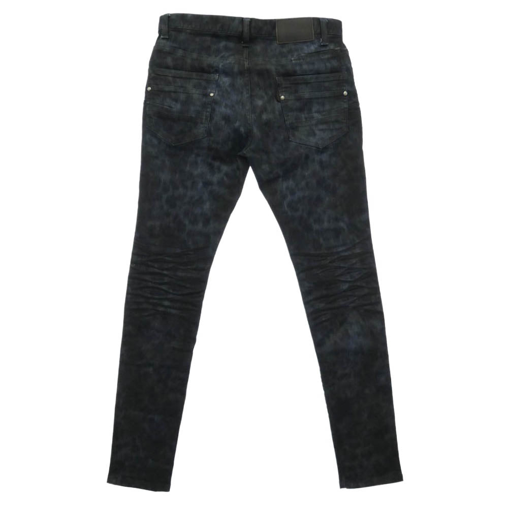 TORNADO MART トルネードマート 20-01966 skinny denim 立体裁断 コーティング ストレッチ スキニー デニム インディゴブルー系 87 L【中古】