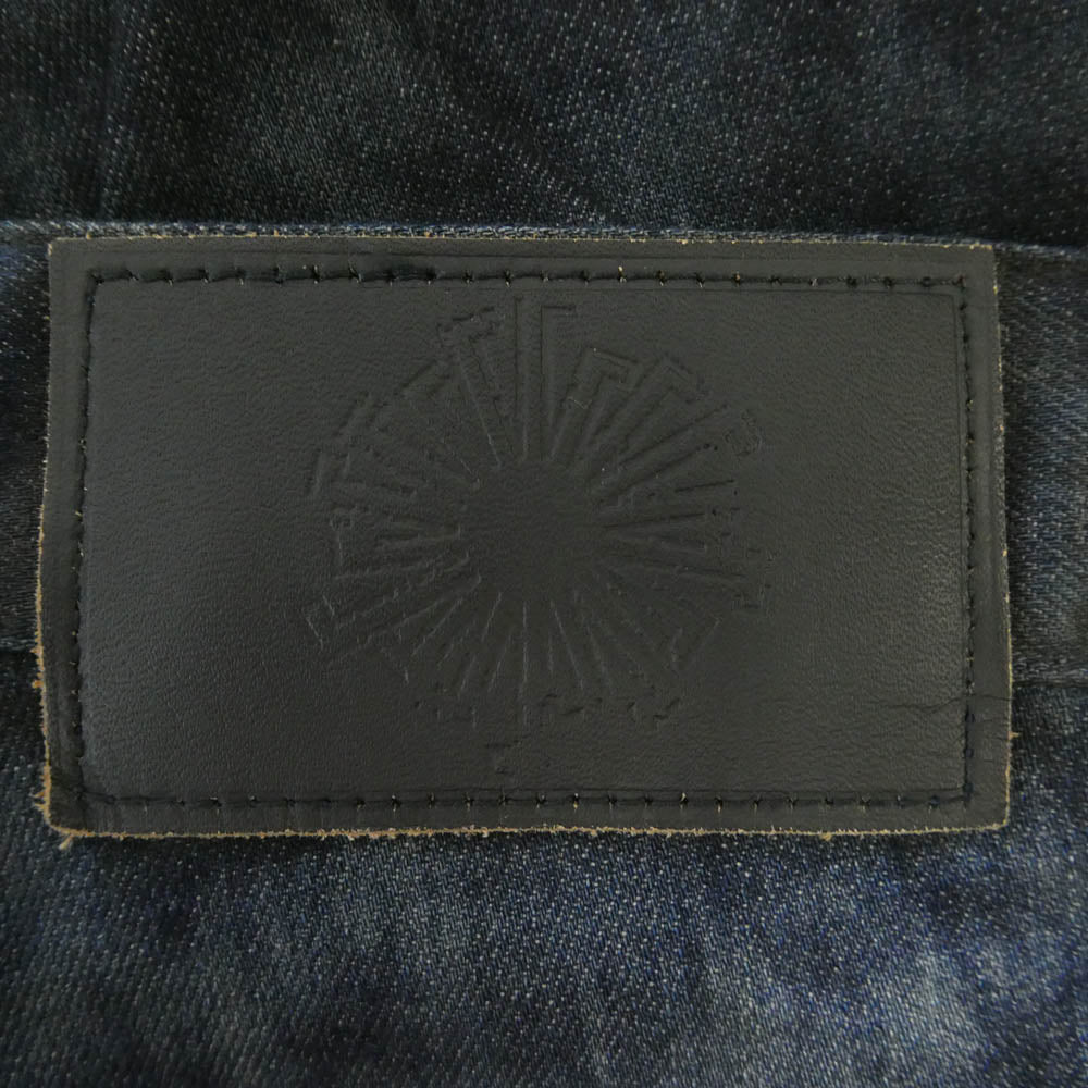 TORNADO MART トルネードマート 20-01966 skinny denim 立体裁断 コーティング ストレッチ スキニー デニム インディゴブルー系 87 L【中古】