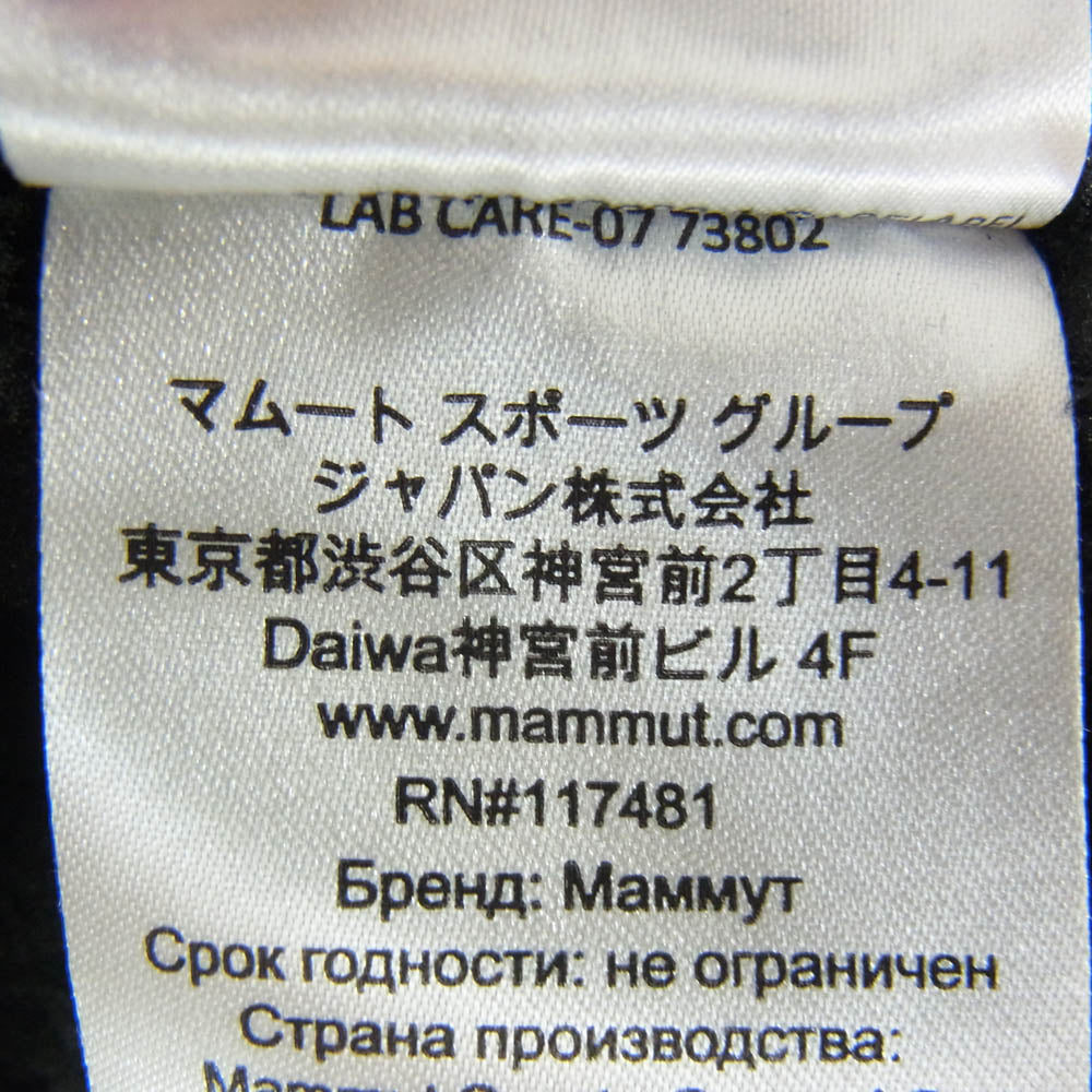 Mammut マムート 1014-22992 Goblin ML Jacket AF マイクロフリース ゴブリン ミドラー ボア ジャケット ブラック系 M【中古】