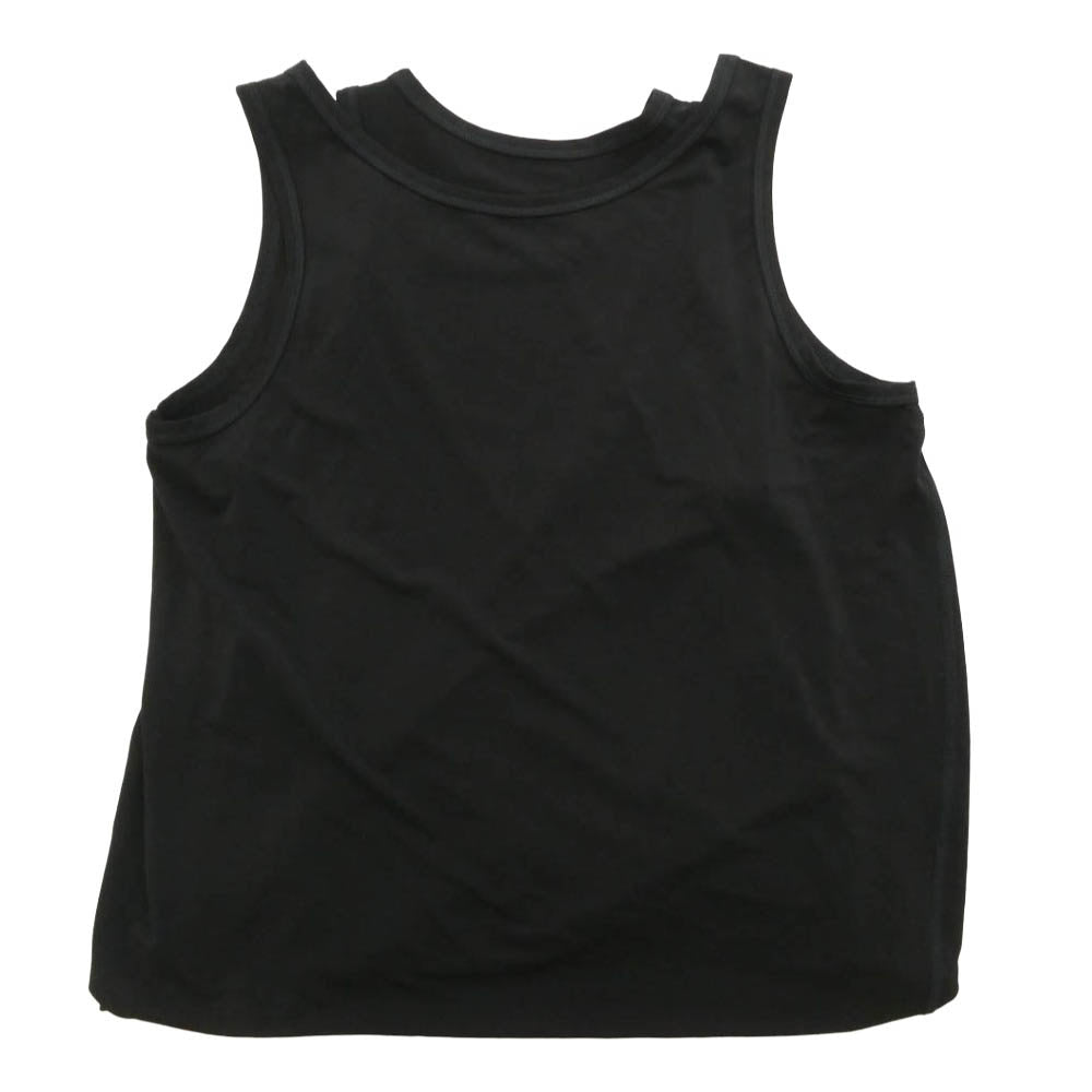 ISSEY MIYAKE イッセイミヤケ IM61-JK717 レイヤード ノースリーブ トップス ブラック系 2【極上美品】【中古】