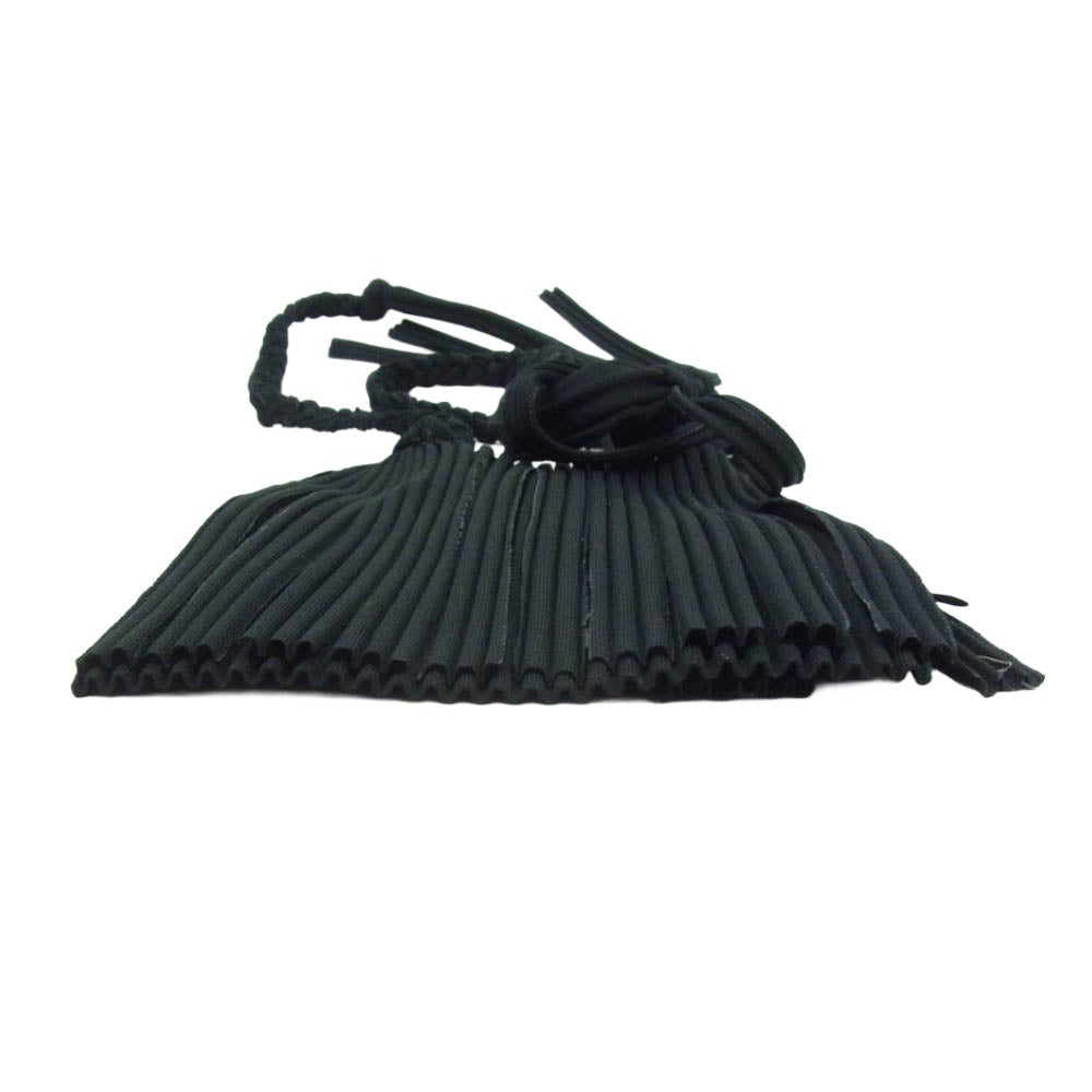 ISSEY MIYAKE イッセイミヤケ MI63-AG591 me LEAF PLEATS BAG リーフ プリーツ ショルダー バッグ ブラック系【中古】
