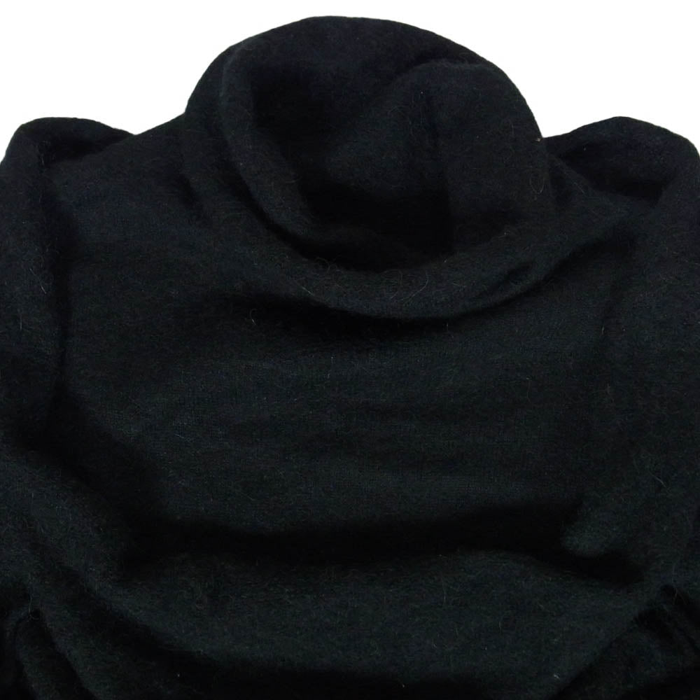 ISSEY MIYAKE イッセイミヤケ IM43-KN267 INTERPLAY インタープレイ バイカラー アルパカ ウール ニット ブラック系 2【中古】