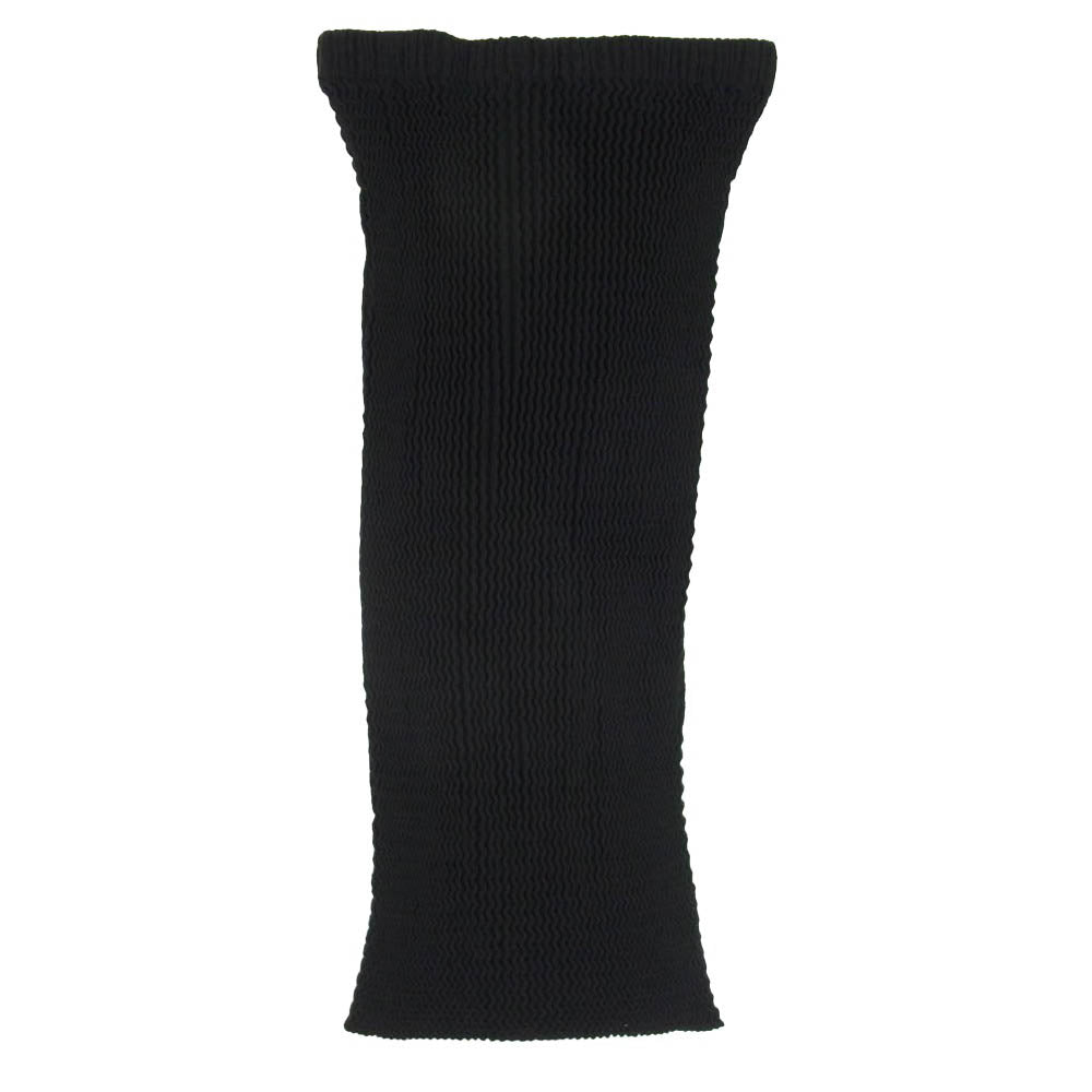 ISSEY MIYAKE イッセイミヤケ IM23-KG287 SPONGY スポンジ ニット プリーツ スカート ブラック系 2【美品】【中古】
