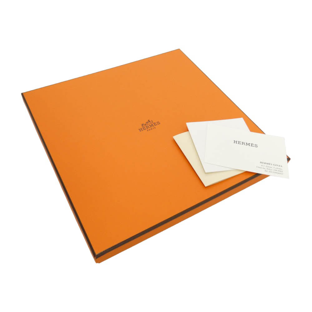 HERMES エルメス Mosaique au 24 モザイク オ 24 ブノワ=ピエール・エムリー プラチナ スクエアプレート プチカレ L15×W15 グレー系【新古品】【未使用】【中古】