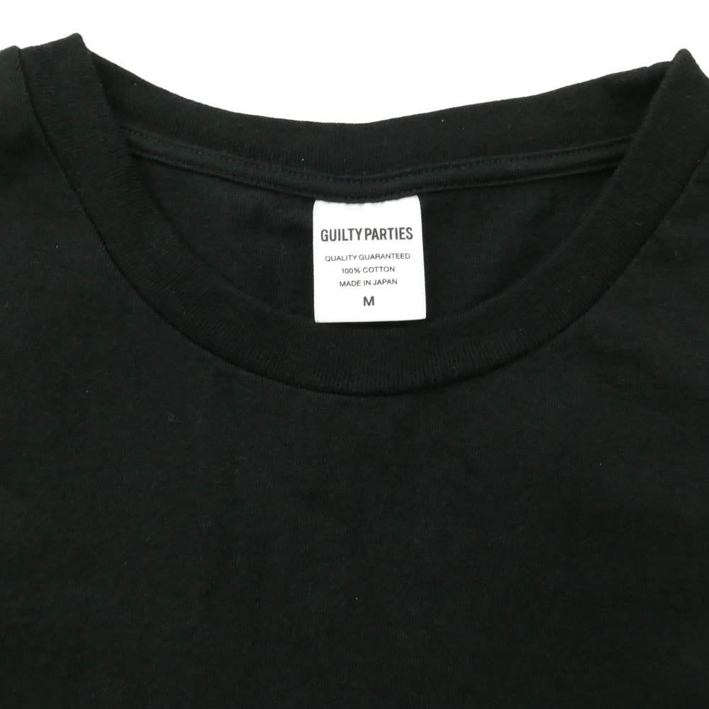 WACKO MARIA ワコマリア 26FWE-WMT-WT03 WASHED HEAVY WEIGHT T-SHIRT TYPE-3 HAVE A NICE DAY プリント Tシャツ ブラック系 M【中古】