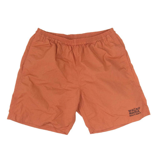 WACKO MARIA ワコマリア 25SS-WMP-PT21 NYLON BOARD SHORTS TYPE-2 ナイロン ボード ショーツ オレンジ系 L【中古】