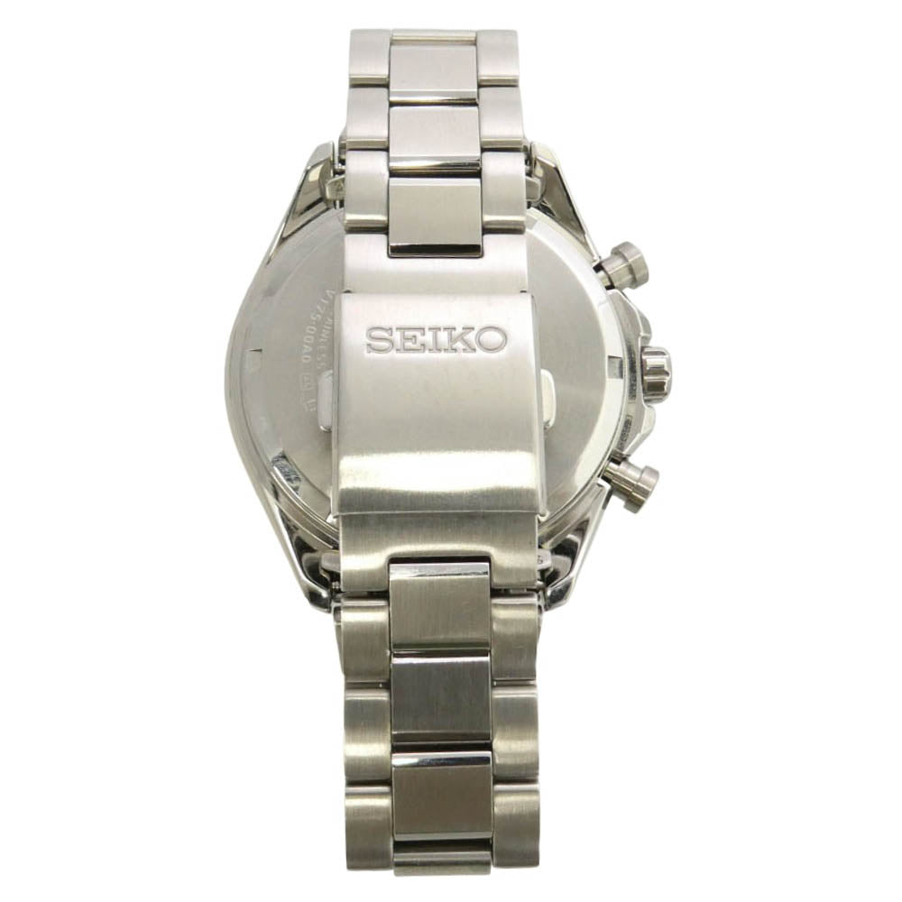 SEIKO セイコー V175-00A0 SBPY181 SEIKO SELECTION S Series セレクション シリーズ 電波 ソーラー クロノグラフ 腕時計 ウォッチ シルバー系 ブラック系【中古】