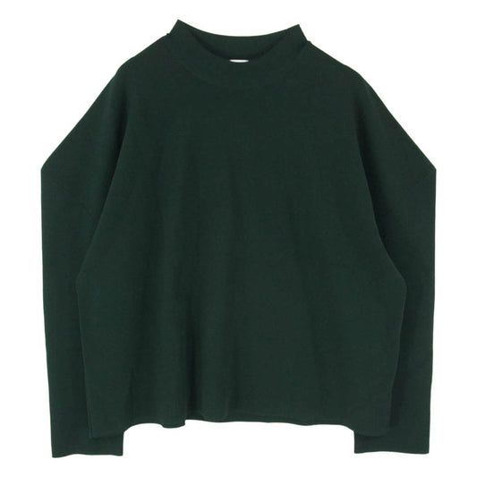 ENFOLD エンフォルド 26SS 300JS270-2651 DINNER KNIT-PULLOVER ディナー ニット プルオーバー グリーン系 38【中古】
