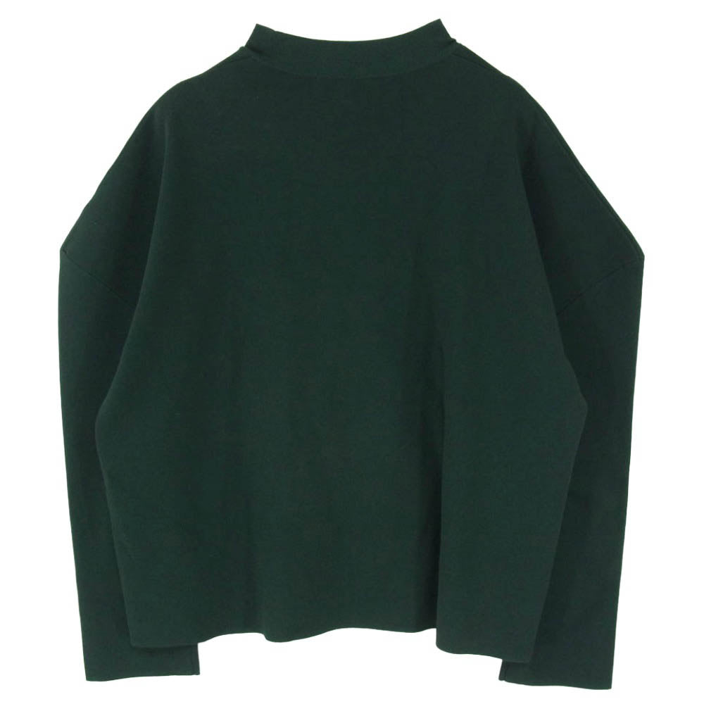 ENFOLD エンフォルド 26SS 300JS270-2651 DINNER KNIT-PULLOVER ディナー ニット プルオーバー グリーン系 38【中古】