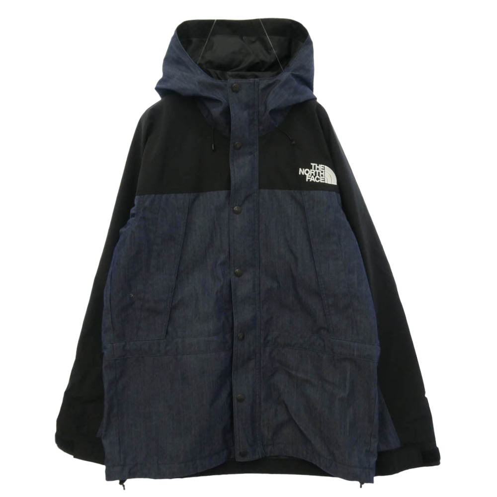 THE NORTH FACE ノースフェイス NP12032 Mountain Light Denim Jacket GORE-TEX マウンテン ライト デニム ジャケット ゴアテックス インディゴブルー系 L【中古】