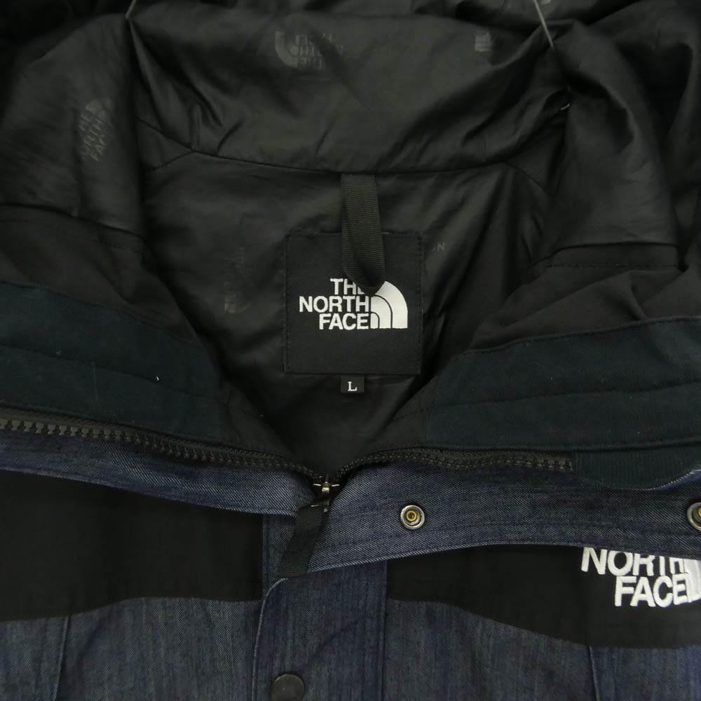 THE NORTH FACE ノースフェイス NP12032 Mountain Light Denim Jacket GORE-TEX マウンテン ライト デニム ジャケット ゴアテックス インディゴブルー系 L【中古】