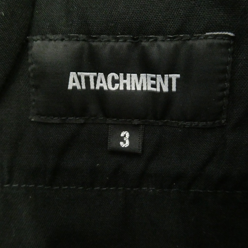 ATTACHMENT アタッチメント AP11-201 ストレッチ バイカー イージー デニム パンツ 日本製 グレー系 3【中古】