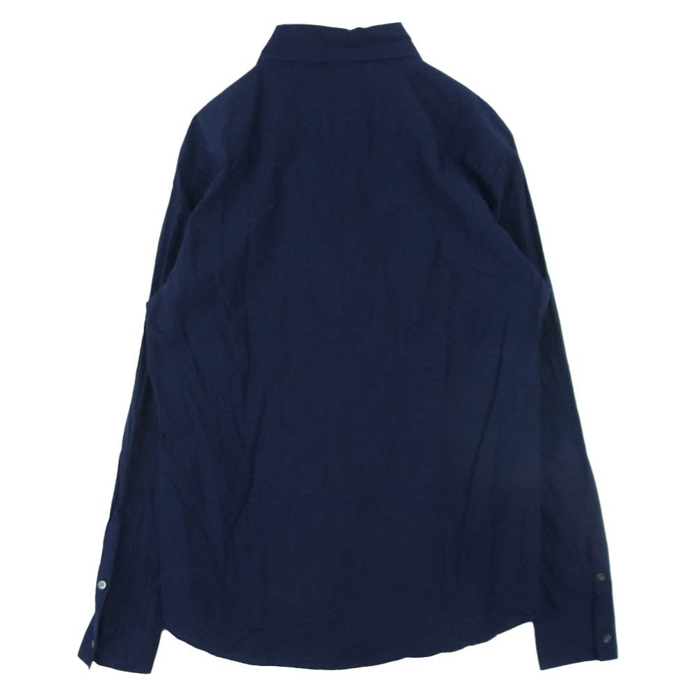 ATTACHMENT アタッチメント AS71-221 Co/Li シャンブレー ローン レギュラー カラー シャツ 長袖 ダークネイビー系 2【中古】