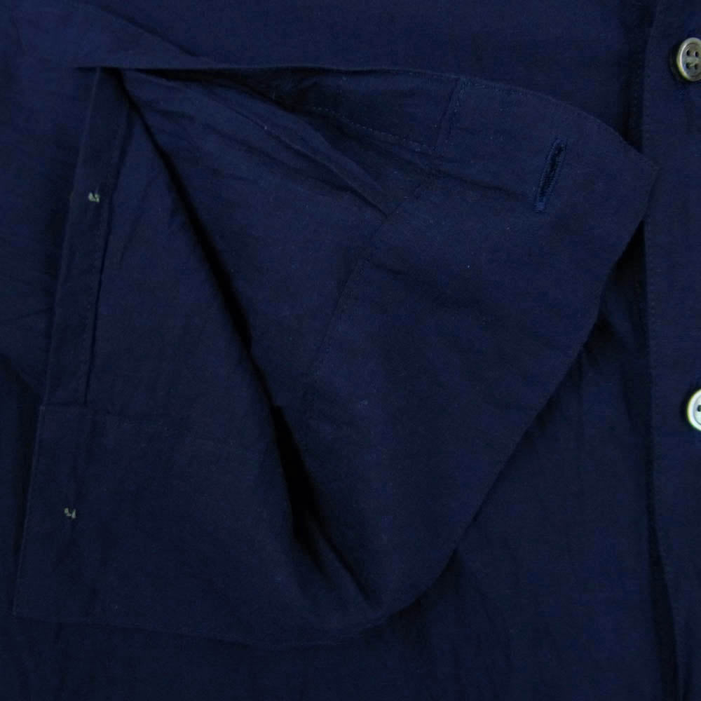 ATTACHMENT アタッチメント AS71-221 Co/Li シャンブレー ローン レギュラー カラー シャツ 長袖 ダークネイビー系 2【中古】