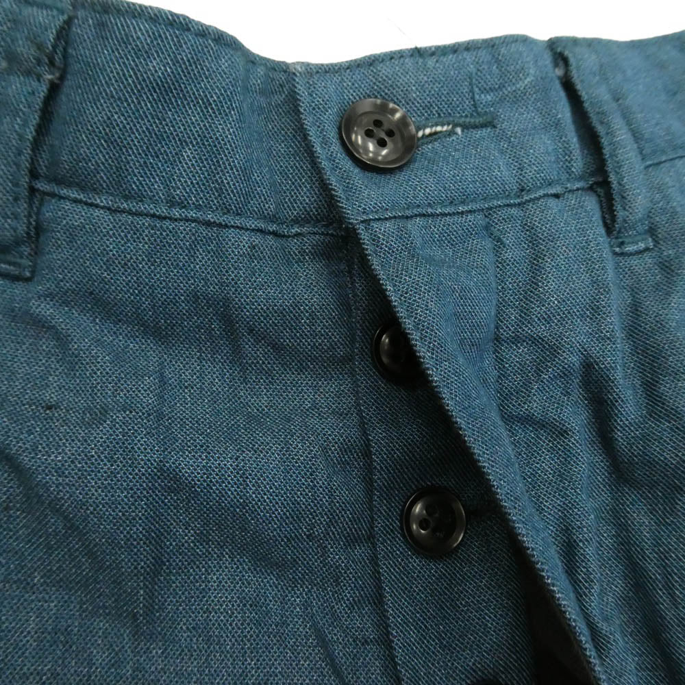 ATTACHMENT アタッチメント AG51-243 AP51-244 C/Li テーラードジャケット アンクルカットジョッパーズパンツ セットアップ ブルー系 1【中古】
