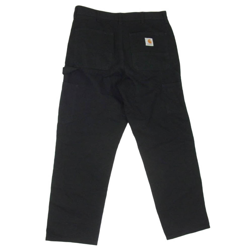 Carhartt カーハート I031501 DOUBLE KNEE PANT ダック地 ダブルニー コットン ペインターパンツ ブラック系 32【中古】