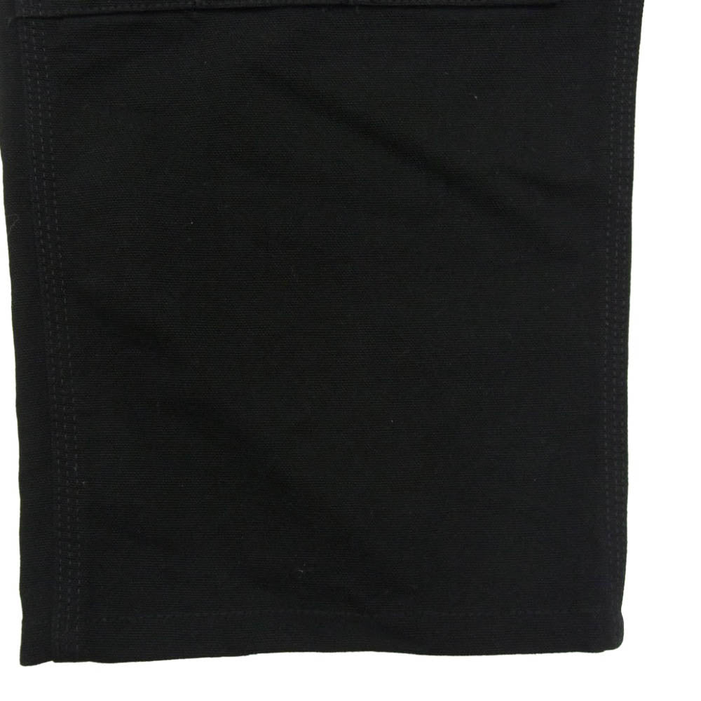 Carhartt カーハート I031501 DOUBLE KNEE PANT ダック地 ダブルニー コットン ペインターパンツ ブラック系 32【中古】