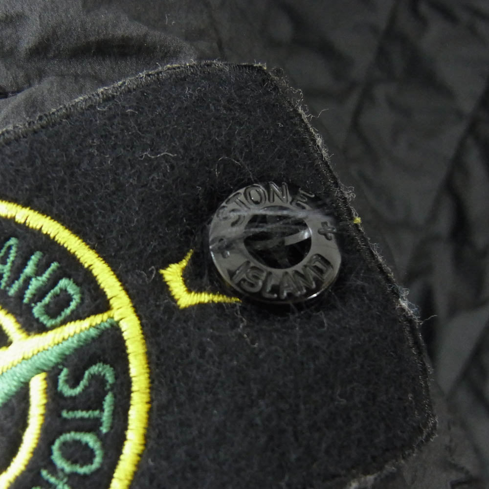 STONE ISLAND ストーンアイランド 8015G0231 Nylon Stella Vest Primaloft-TC ワッペン付き ナイロン ステラ 中綿プリマロフト ベスト ブラック系 M【中古】