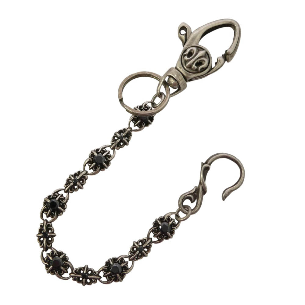 アビシルバーズ THE SLAYER クリップ ウォレットチェーン シルバー系【中古】