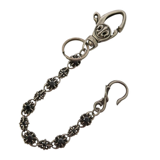 アビシルバーズ THE SLAYER クリップ ウォレットチェーン シルバー系【中古】