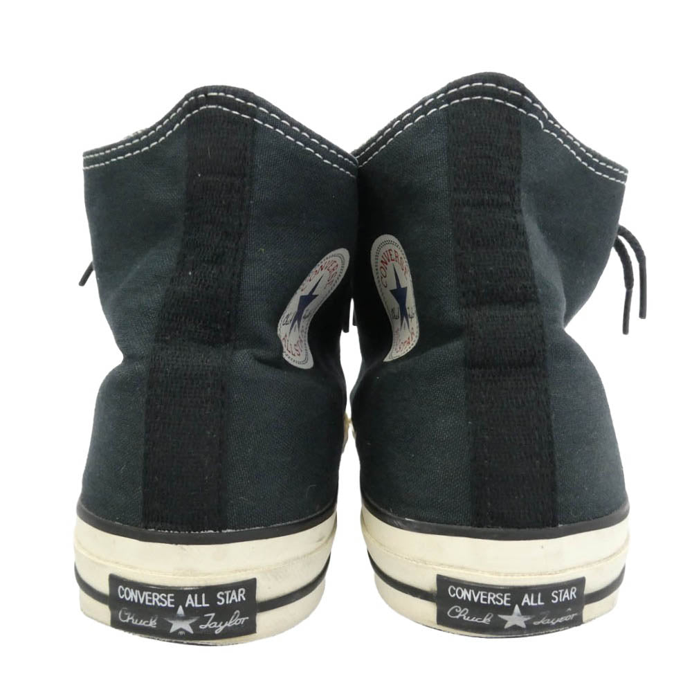 WACKO MARIA ワコマリア CONVERSE コンバース nonnative ノンネイティブ 1SC776 × NONNATIVE×CONVERSE ALL STAR 100 HI NW BLACK ノンネイティブ コンバース オールスター センタージップ ハイカット スニーカー ダークネイビー系 29cm【中古】