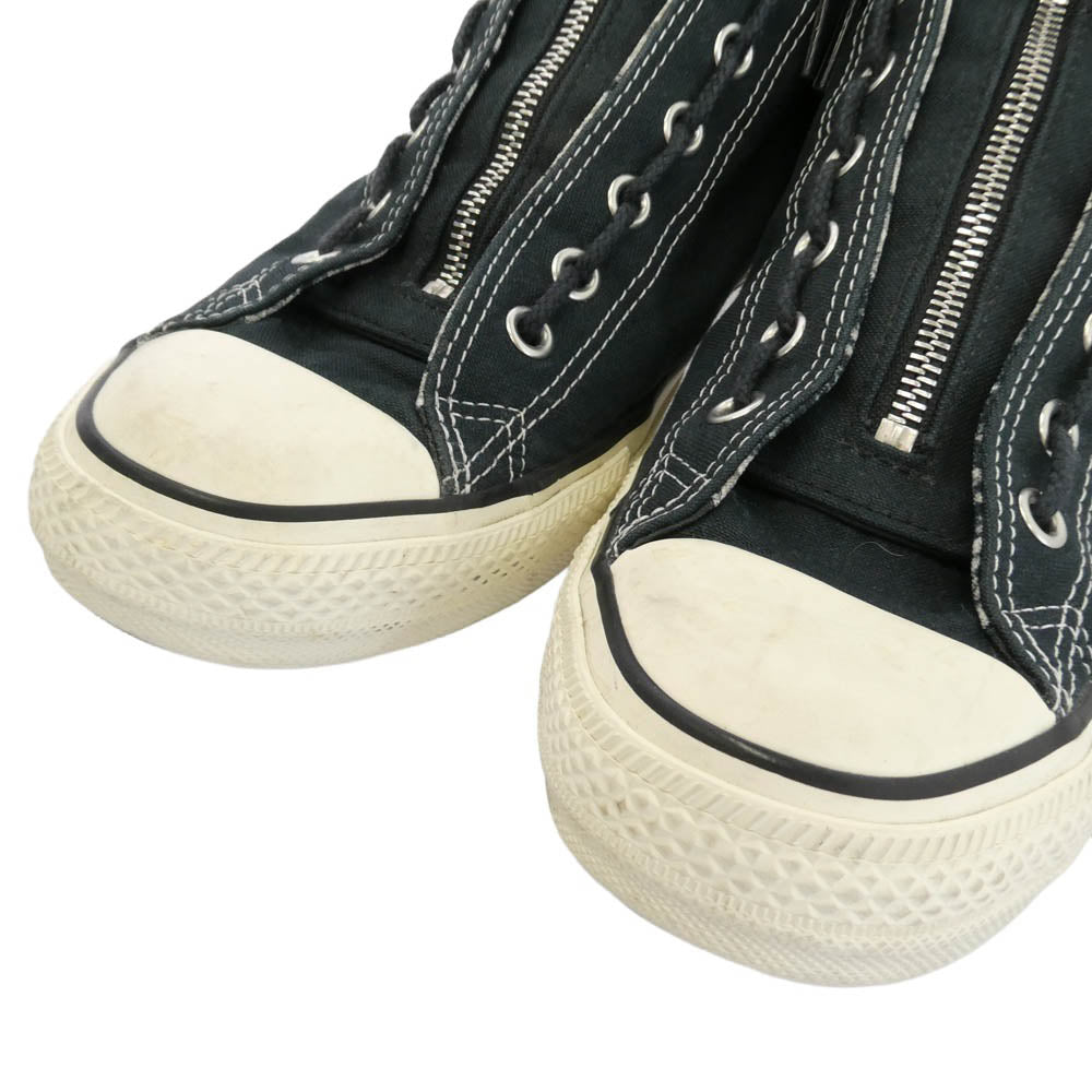 WACKO MARIA ワコマリア CONVERSE コンバース nonnative ノンネイティブ 1SC776 × NONNATIVE×CONVERSE ALL STAR 100 HI NW BLACK ノンネイティブ コンバース オールスター センタージップ ハイカット スニーカー ダークネイビー系 29cm【中古】