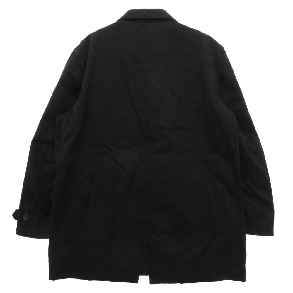 COMME des GARCONS HOMME コムデギャルソンオム 田中オム 90s ヴィンテージオム アーカイブ AD1996 HJ-080790 ウール ジップアップ ジャケット ブラック系 M【中古】