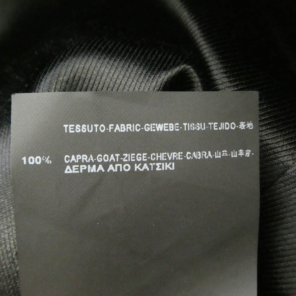 SAINT LAURENT サンローラン 15AW 397440 Y5YB1 Hedi Slimane Archive エディ期 L00 ダブルライダース レザー ジャケット ブラック系 52【中古】