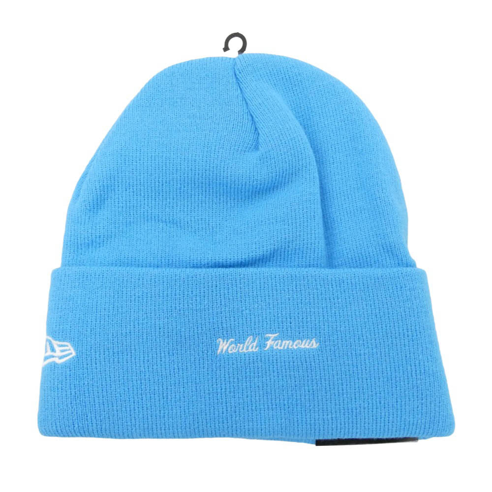 Supreme シュプリーム NEW ERA ニューエラ 25AW New Era Box Logo Beanie ニューエラ ボックスロゴ ビーニー ニット帽 ブルー系 ONE SIZE【極上美品】【中古】