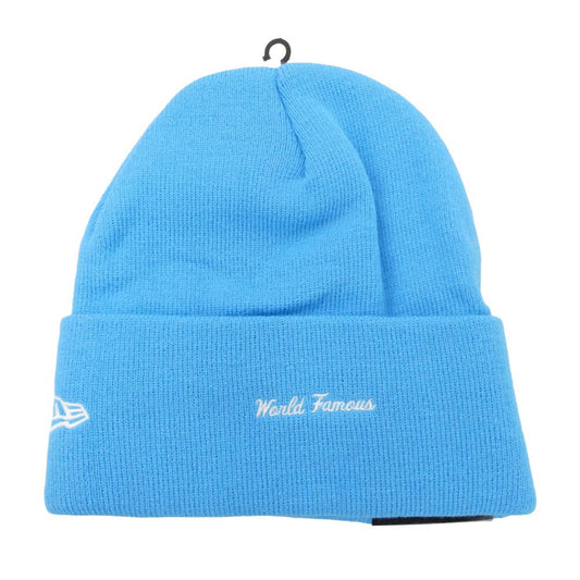 Supreme シュプリーム NEW ERA ニューエラ 25AW New Era Box Logo Beanie ニューエラ ボックスロゴ ビーニー ニット帽 ブルー系 ONE SIZE【極上美品】【中古】