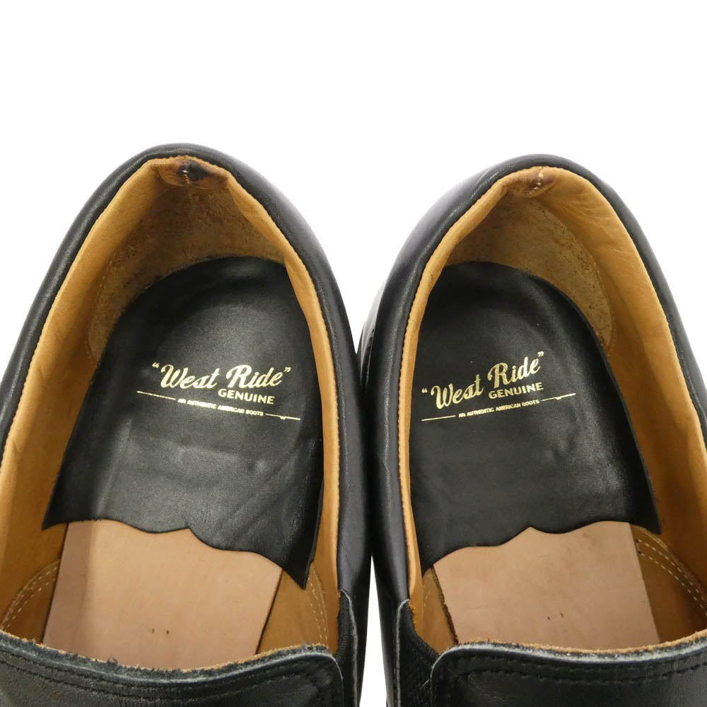 WESTRIDE ウエストライド Lot.108 WRBCB1817 SLIP ON EASY BOOTS スリッポン イージー ブーツ ブラック系 10.5【美品】【中古】