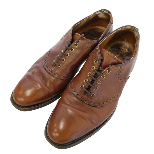 J&M Davidson ジェイアンドエムデヴィッドソン USA製 メダリオン シューズ ブラウン系 US8【中古】