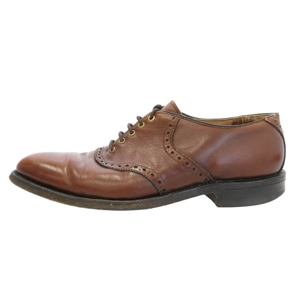 J&M Davidson ジェイアンドエムデヴィッドソン USA製 メダリオン シューズ ブラウン系 US8【中古】